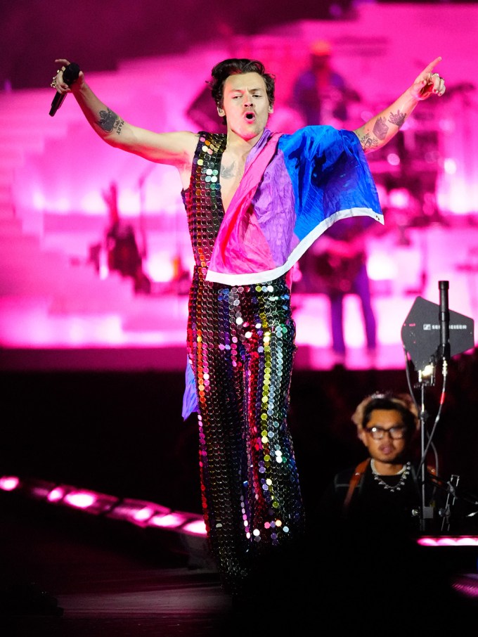 Harry Styles performs at Coachella 2022