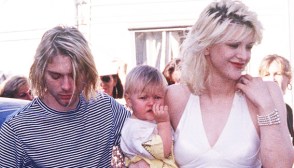 kurt cobain, courtney love, frances bean cobain
