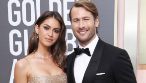 Glen Powell and Gigi Paris