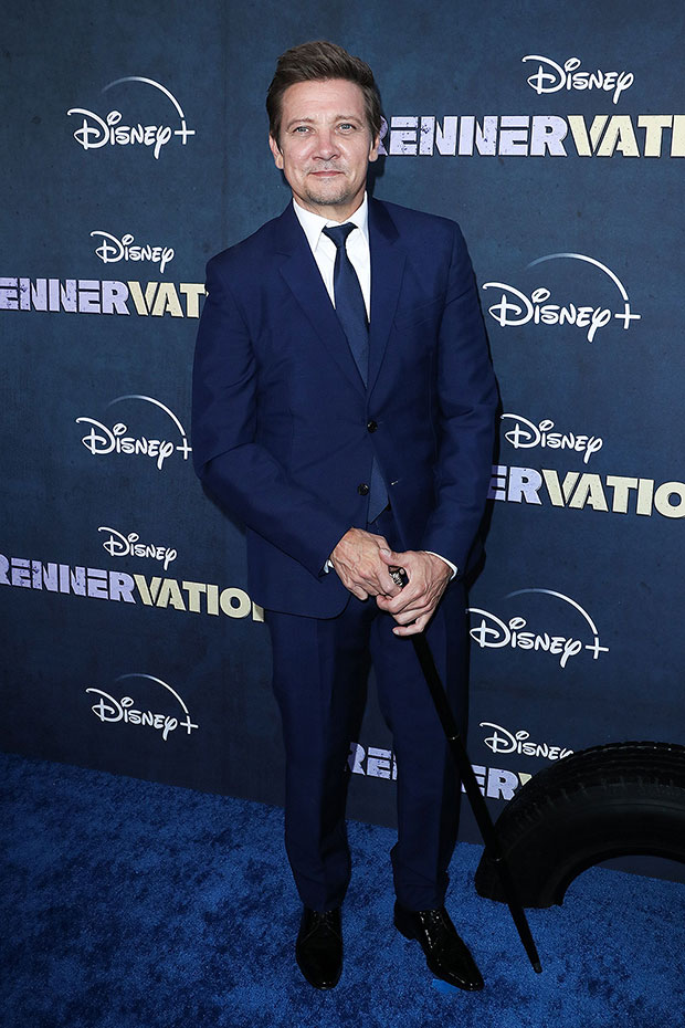 Jeremy Renner Walks First Red Carpet Since Snow Plow Accident