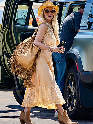 Jessica Simpson dons nude slip dress to celebrate Earth Day in Malibu with  her family