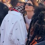 *EXCLUSIVE* Kendall Jenner and Bad Bunny show some PDA at Coachella
