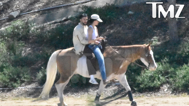 Kendall Jenner & Bad Bunny Cozy Up On Romantic Horseback Riding Date: Photos
