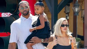 Khloe Kardashian, Tristan and True Thompson