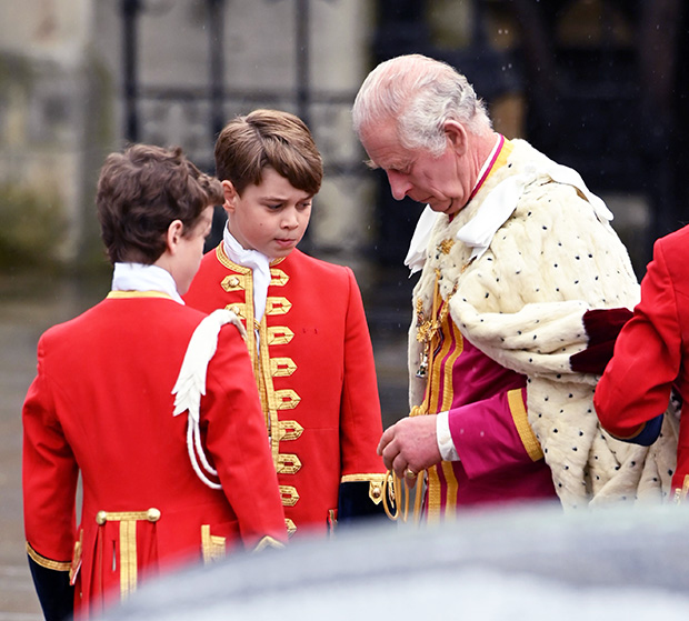 Prince George King Charles coronation