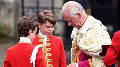Prince George King Charles coronation