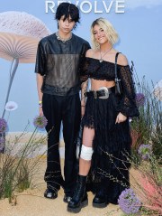 Landon Barker and girlfriend Charli D'Amelio arrive at the REVOLVE Festival 2023 celebrating the 20th Anniversary of REVOLVE in partnership with The h.wood Group on April 15, 2023 in Thermal, Coachella Valley, Riverside County, California, United States.
REVOLVE Festival 2023, Thermal, Coachella Valley, Riverside County, California, United States - 15 Apr 2023