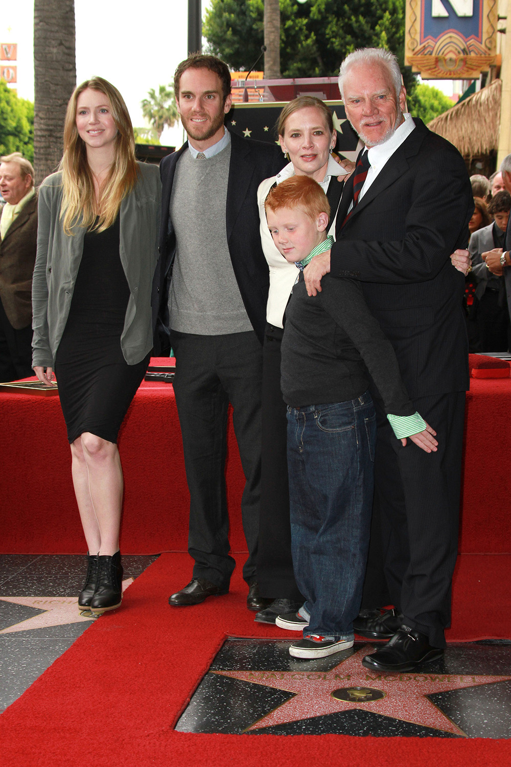 Malcolm McDowell honored with star on The Hollywood Walk Of Fame, Los Angeles, America - 16 Mar 2012