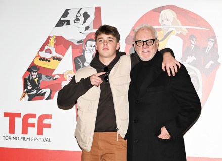 Malcolm McDowell with son Beckett Taylor
Turin Film Festival opening ceremony, Italy - 25 Nov 2022