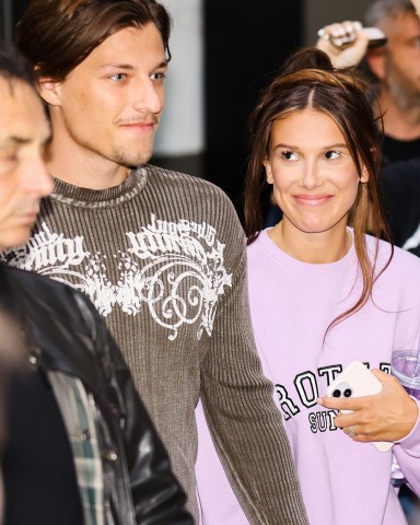 Millie Bobby Brown and Jake Bongiovi are seen on April 28, 2023 in Milan, Italy
Millie Bobby Brown And Jake Bongiovi Celebrity Sightings In Milan, Italy - 28 Apr 2023