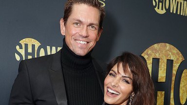 Sarah Shahi and Steve Howey