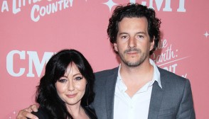 Shannen Doherty and Kurt Iswarienko