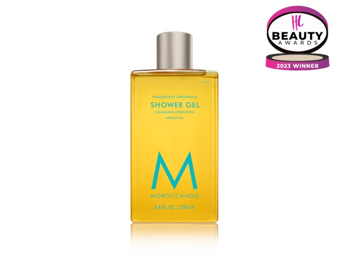 BEST BODY WASH – Moroccanoil Shower Gel, $20, moroccanoil.com
