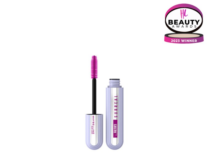 BEST MASCARA – Maybelline The Falsies Surreal Extensions Mascara, $13, maybelline.com