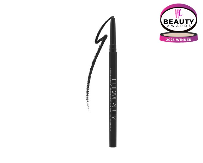 BEST EYELINER – Huda Beauty Creamy Kohl Longwear Eye Pencil, $21, hudabeauty.com