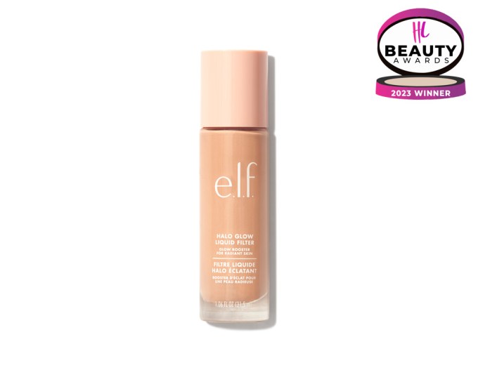 BEST FOUNDATION – e.l.f. Cosmetics Halo Glow Liquid Filter, $14, elfcosmetics.com