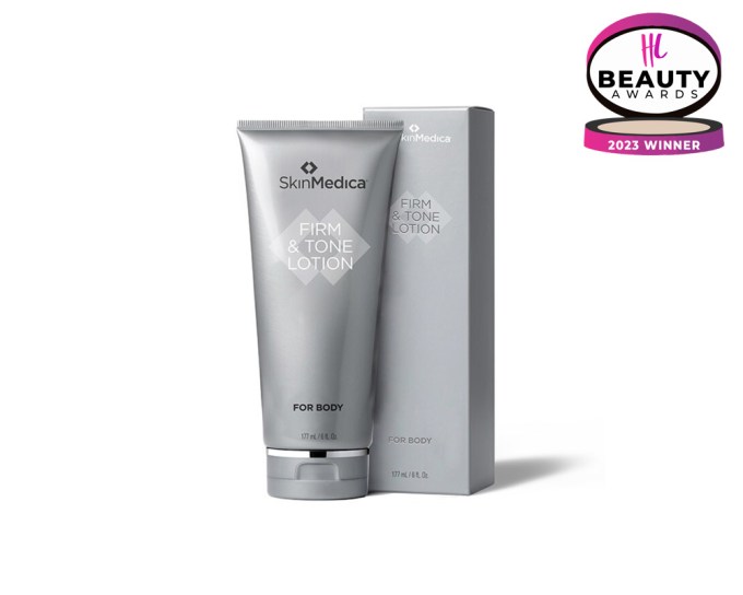 BEST BODY LOTION – SkinMedica Firm and Tone Lotion for Body, $165, skinmedica.com