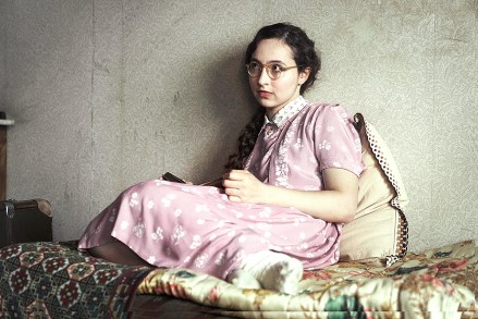 Ashley Brooke as Margot Frank in A Small Light.  (Photo credit: National Geographic for Disney/Dusan Martinsek)
