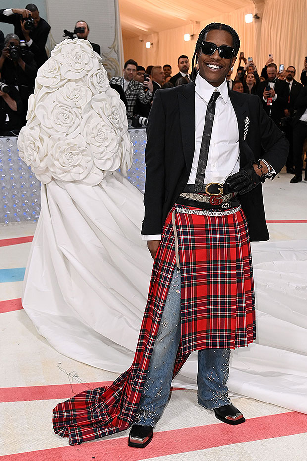 ASAP Rocky Apologizes to Jumping Over Fan Pre Met Gala — Celebrity Rihanna