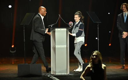 Kevin Frazier and Abby Ryder Fortson
'Big Screen Achievement Awards' Show, CinemaCon, Las Vegas, NV, USA - 28 Apr 2022
