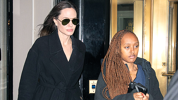Angelina Jolie & Daughter Zahara Maintain Arms At JFK Airport: Picture – Hollywood Life