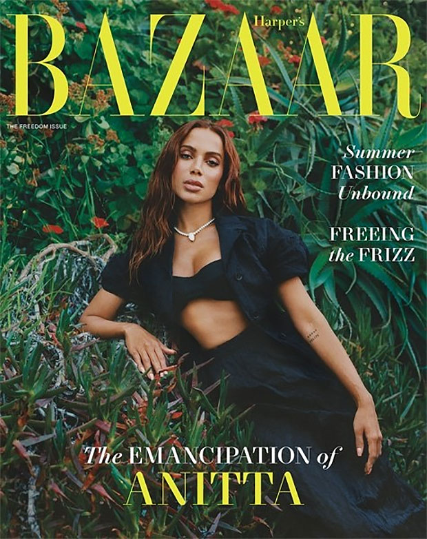 Anitta poses for 'Harper's Bazaar' magazine in May 2023