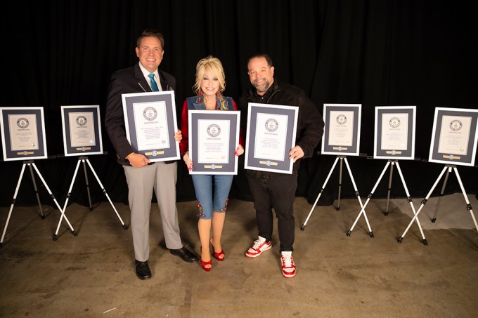 DOLLY PARTON CLAIMS THREE NEW GUINNESS WORLD RECORDS TITLES