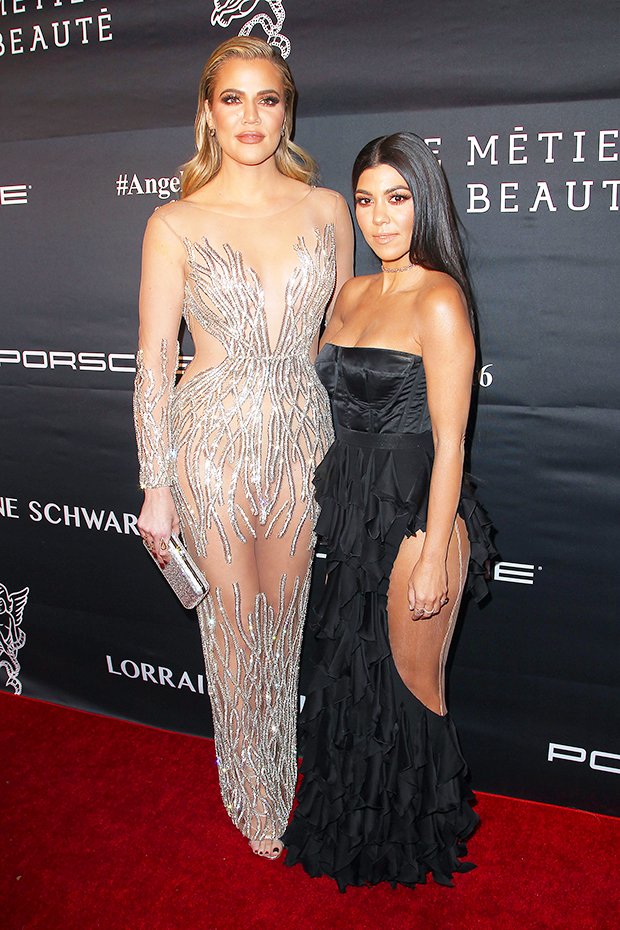 Khloe Kardashian and Kourtney Kardashian