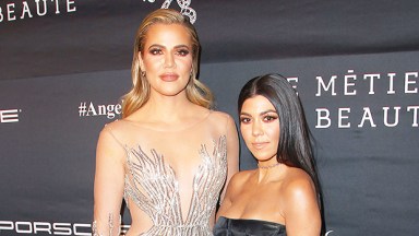 Khloe Kardashian and Kourtney Kardashian