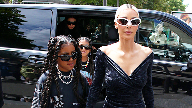 Kim Kardashian & North West Looked Like Twins in Vintage Chanel at