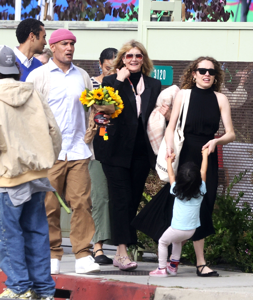 *EXCLUSIVE* Laura Dern and Ben Harper reunite to watch their daughter graduate!