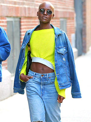 Lupita Nyong'o shaved head