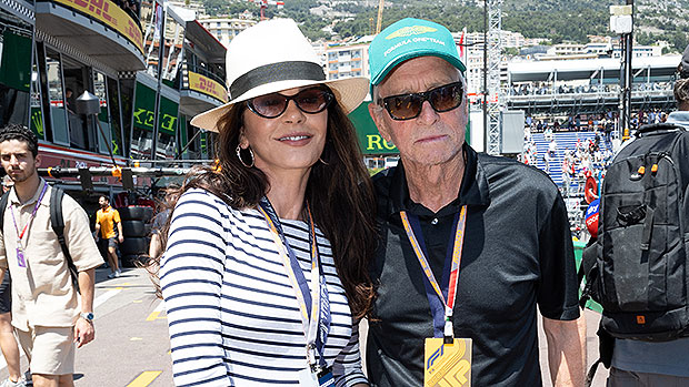 Michael Douglas & Catherine Zeta-Jones At Grand Prix In Monaco – Hollywood Life