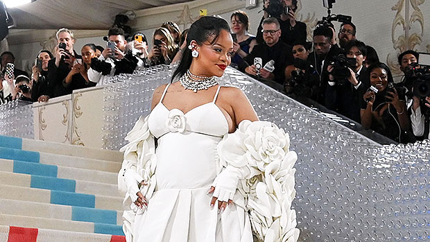 rihanna son and pregnancy met gala