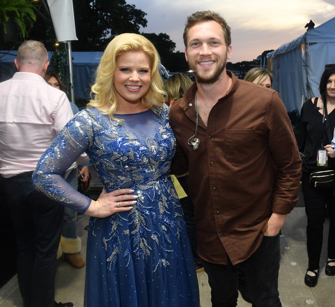 Megan Hilty and Phillip Phillips