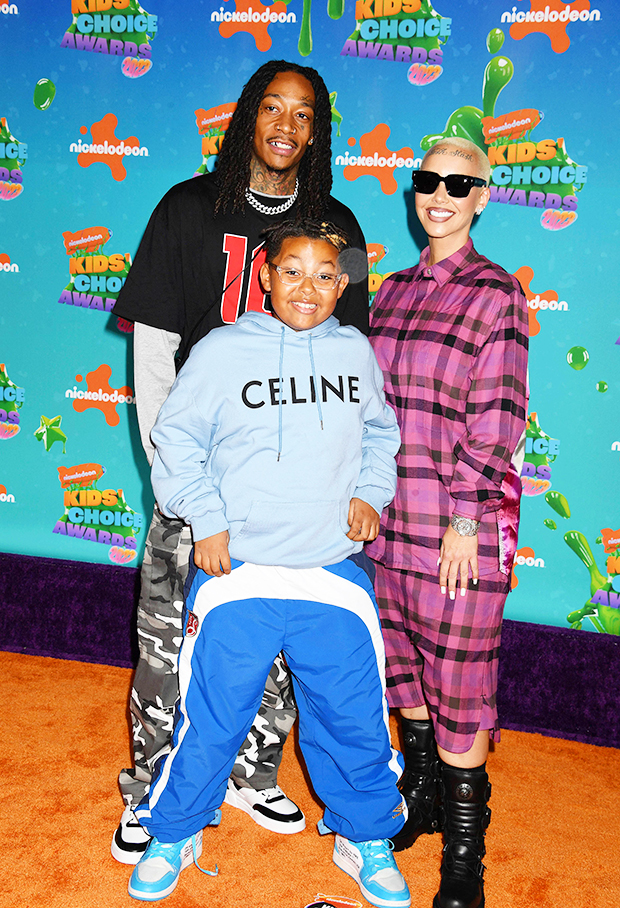 Wiz Khalifa & Amber Rose Attend Son Sebastian’s Graduation Photo