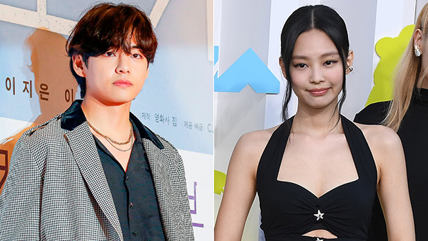 Blackpinks Jennie And V Of Bts Hold Hands During Stroll In Paris Hollywood Life 3234