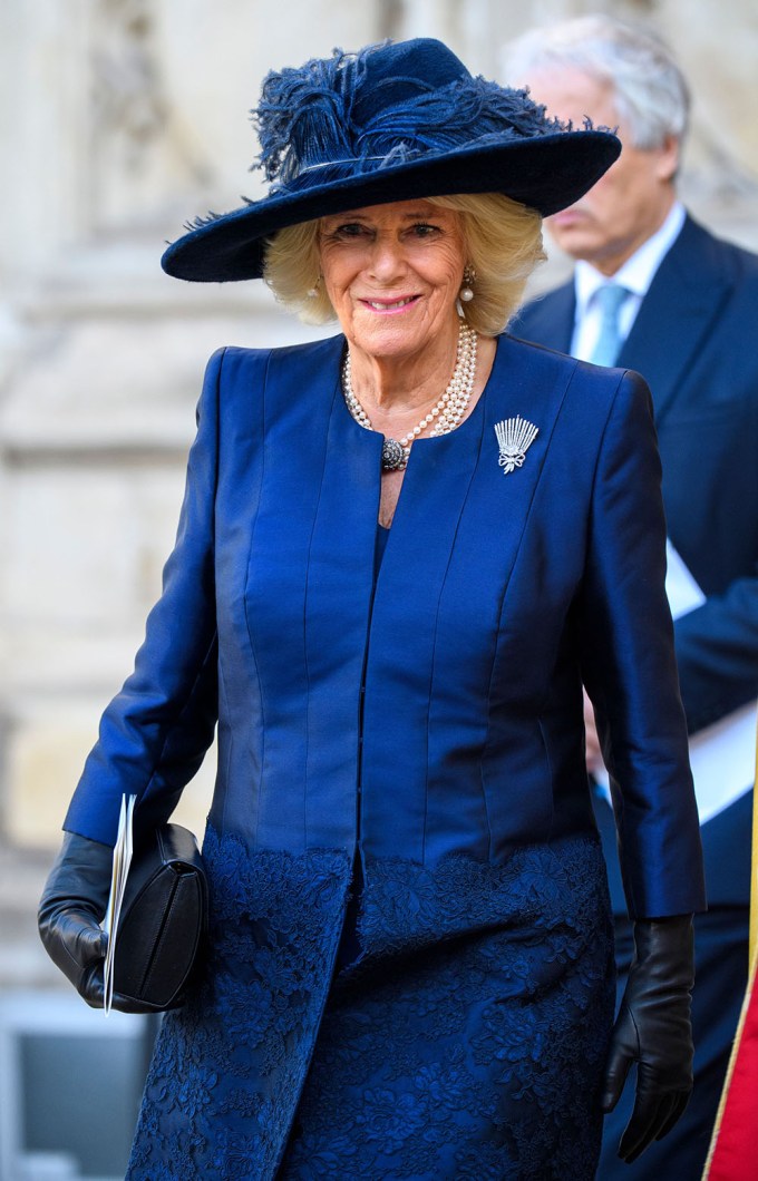Queen Camilla At A 2019 Thanksgiving Service
