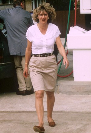CAMILLA PARKER BOWLES
Camilla Parker Bowles at a Petrol Station, Britain - 1991