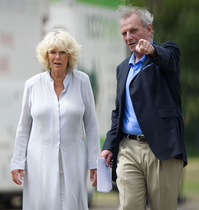 Queen Camilla And Her Brother Mark At The 2010 Elephant Parade