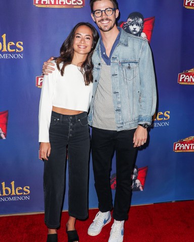 Andrea Thoma and Grant Gustin
Les Miserables opening night, Arrival, Los Angeles, USA - 09 May 2019