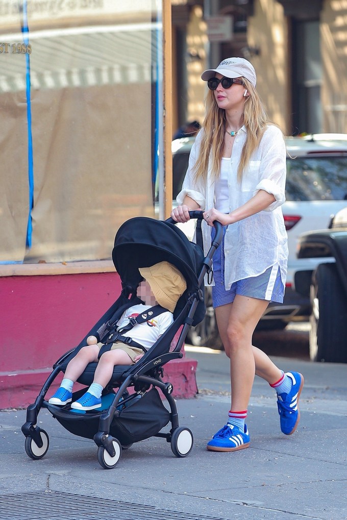 Jennifer Lawrence & her son