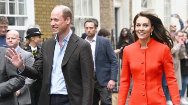 Kate Middleton Stuns In Red Coat While Out With Prince William Ahead Of King’s Coronation: Photos