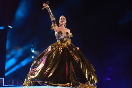 Katy Perry performs on stage during the Coronation Concert on May 07, 2023 in Windsor, England. The Windsor Castle Concert is part of the celebrations of the Coronation of Charles III and his wife, Camilla, as King and Queen of the United Kingdom of Great Britain and Northern Ireland, and the other Commonwealth realms that took place at Westminster Abbey yesterday. Performers include Take That, Lionel Richie, Katy Perry, Paloma Faith, Olly Murs, Andrea Bocelli and Sir Bryn Terfel, Alexis Ffrench, Lang Lang & Nicole Scherzinger, Bette Midler, Tiwa Savage, Steve Winwood, Pete Tong and The Coronation Choir.
Coronation Concert at Windsor Castle, UK - 07 May 2023