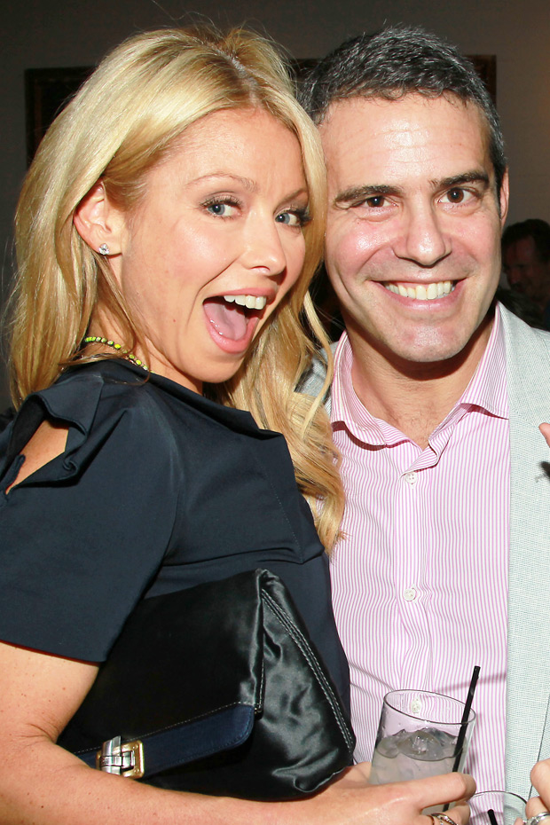 Kelly Ripa & Andy Cohen