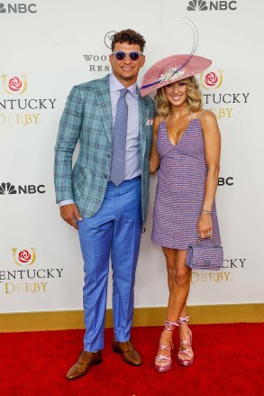Patrick Malhomes arrives on the red carpet at Churchill Downs in Louisville, Kentucky, on May 6, 2023.
149th Kentucky Derby, Red Carpet at Churchill Downs, Louisville, USA - 06 May 2023