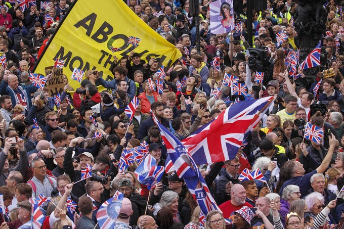 Protesters In Trafalgar Square
