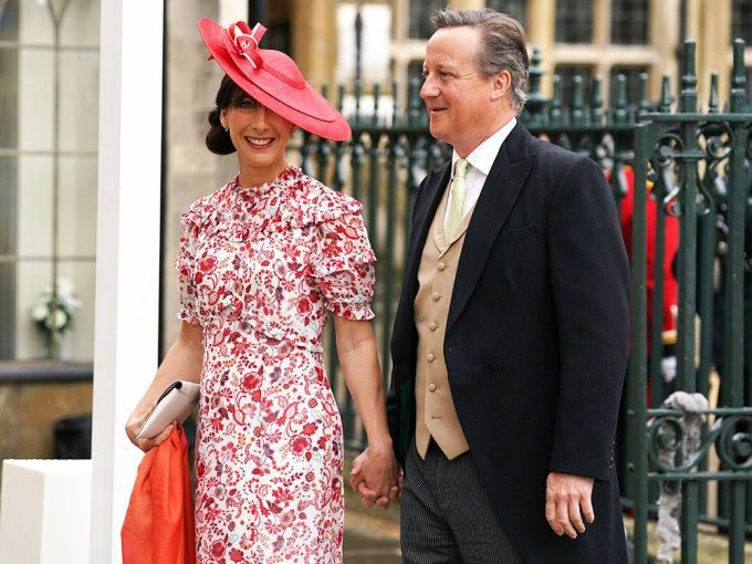 Former PM David Cameron & His Wife Samantha