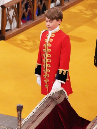 Prince George at the coronation ceremony of King Charles III and Queen Camilla in Westminster Abbey
The Coronation of King Charles III, London, UK - 06 May 2023