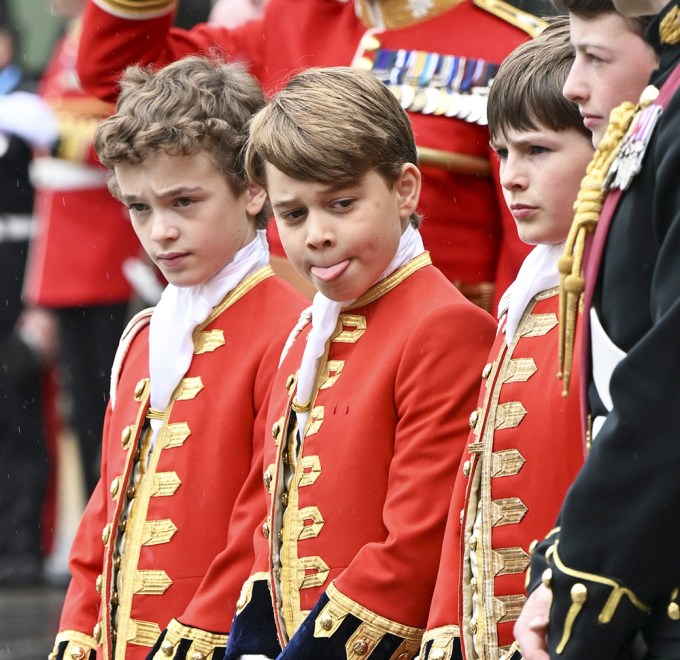 Prince George As a Page of Honor